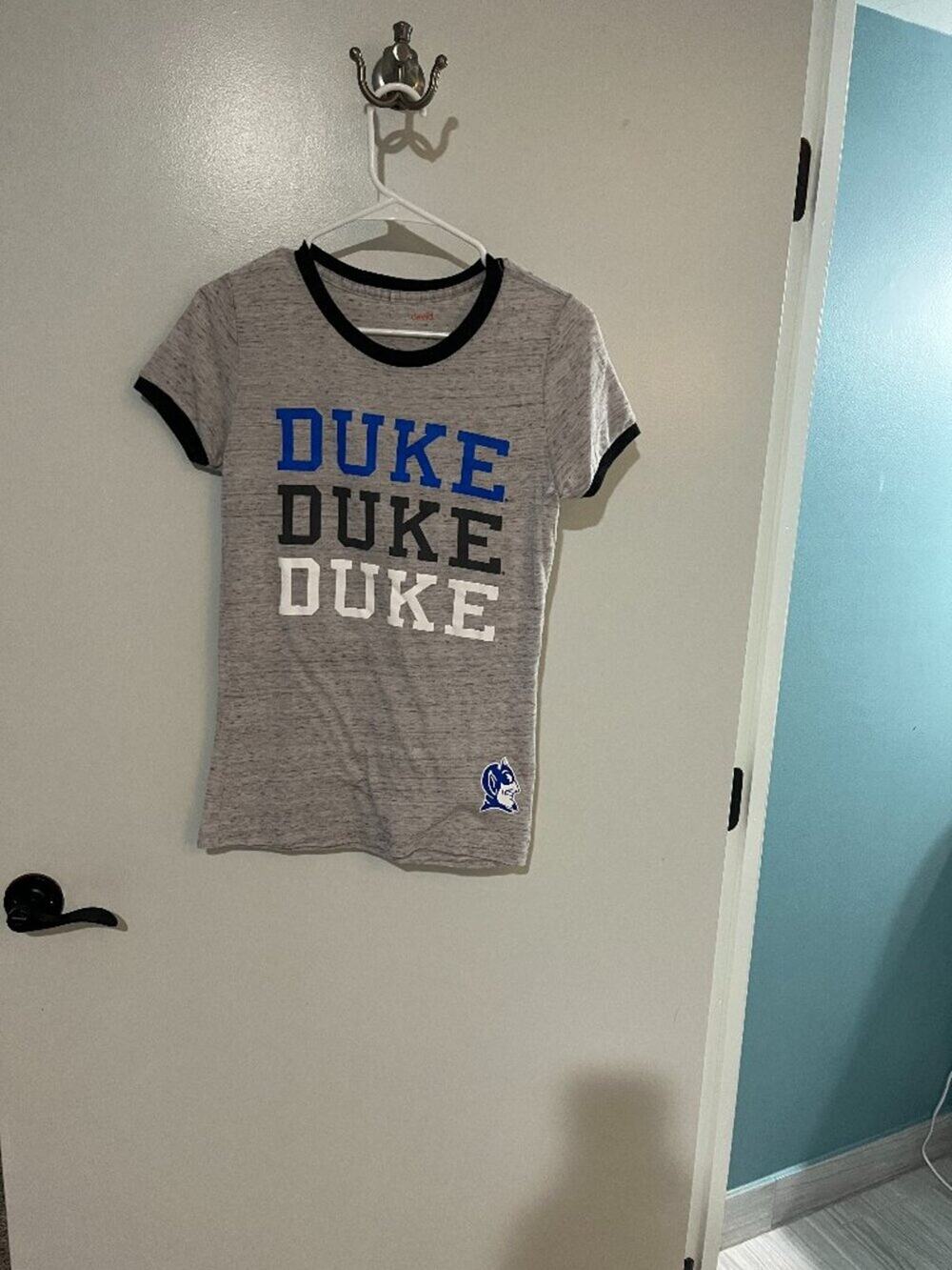 Duke University Blue Devils Tee Ringer Shirt Womens Medium3